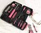 Tools Original 39 Piece General Household Tool Set in Toolbox Storage Case with Essential Hand Tools for Everyday Home Repairs, DIY and Crafts - Pink Ribbon - Pink - DT9706P
